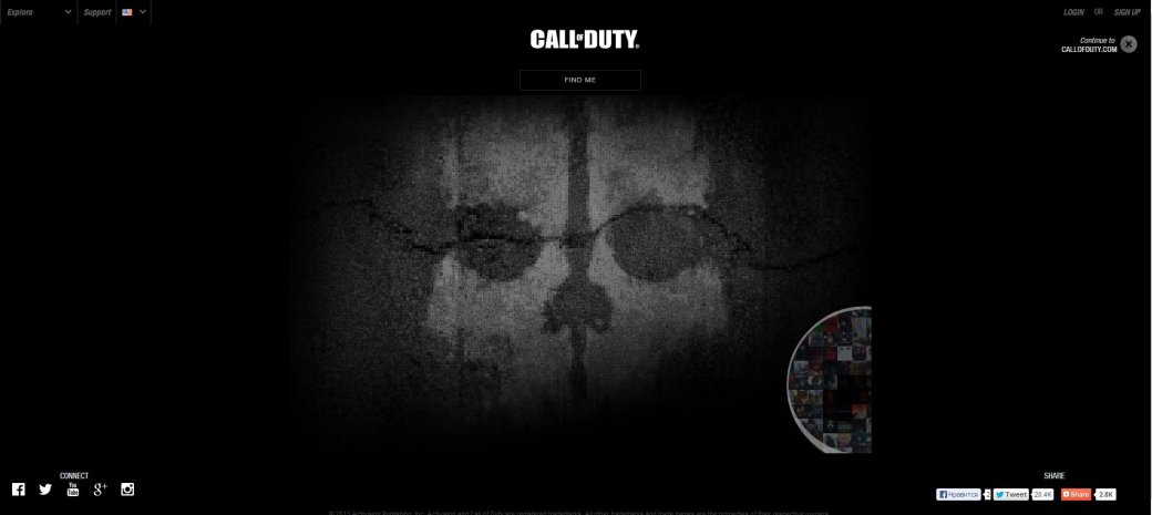 Запущен сайт Call of Duty: Ghosts - Изображение 1 Запущен сайт Call of Duty: Ghosts - Изображение 1