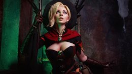 Посмотрите на косплей Ангела из Overwatch в образе ведьмы