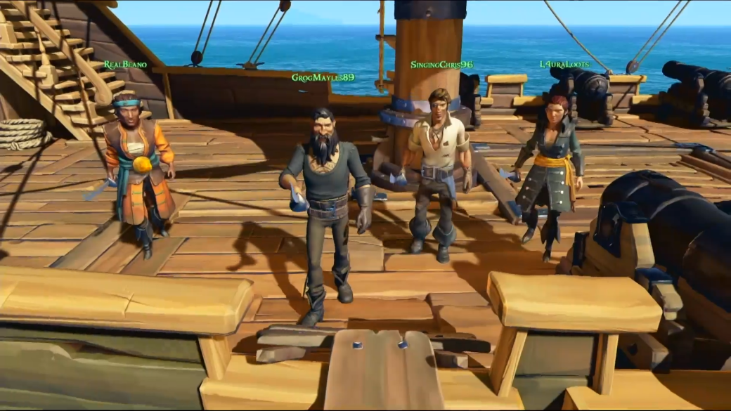 На чем можно играть в sea of thieves