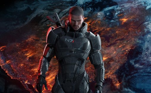 Художник показал Генри Кавилла в образе капитана Шепарда из Mass Effect